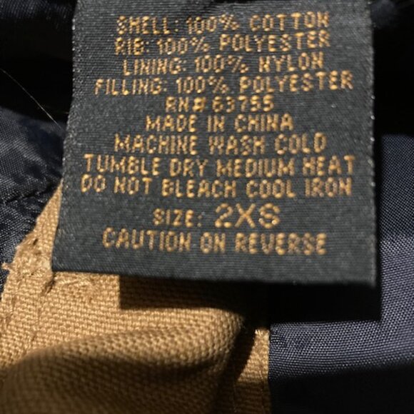 Five Brothers duck canvas quilt lined coveralls - Picture 7 of 8